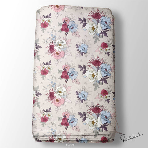 Floral Digital Printed Fabric Supplier