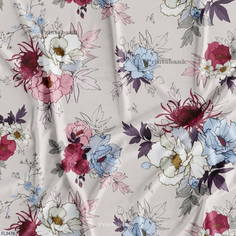 Floral Digital Printed Fabric Supplier