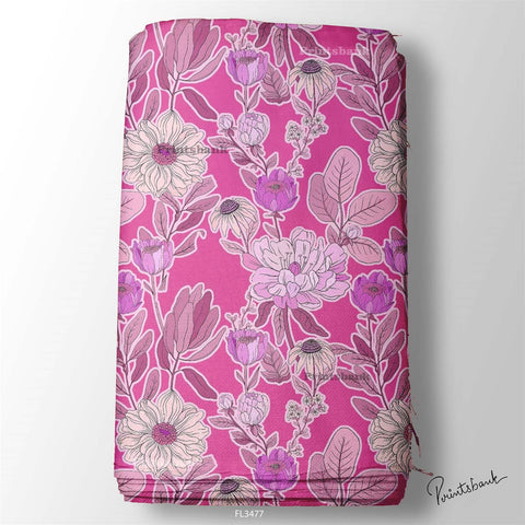 Floral Digital Printed Fabric Supplier