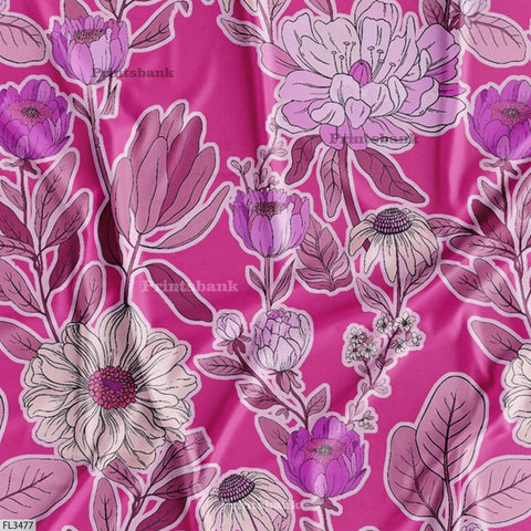 Floral Digital Printed Fabric Supplier