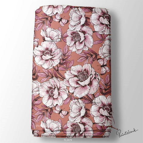 Floral Digital Printed Fabric Manufacturer