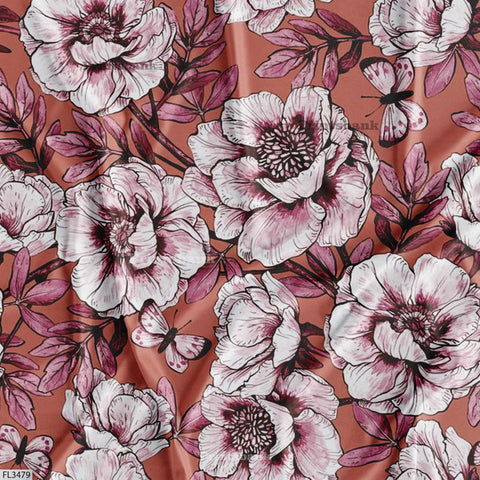 Floral Digital Printed Fabric Manufacturer
