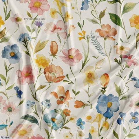 Floral Digital Printed Fabric Manufacturer