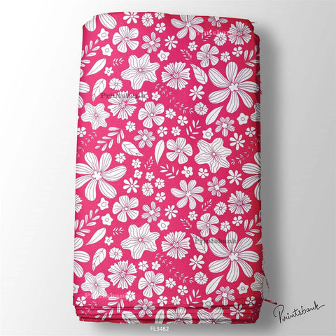 Floral Digital Printed Fabric Manufacturer