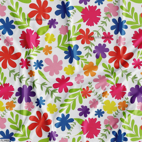Floral Digital Printed Fabric Manufacturer