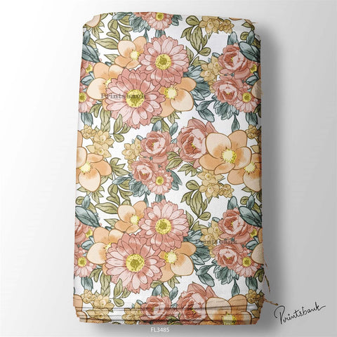 Floral Digital Printed Fabric Manufacturer