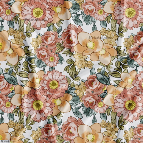 Floral Digital Printed Fabric Manufacturer