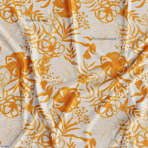 Floral Digital Printed Fabric Manufacturer