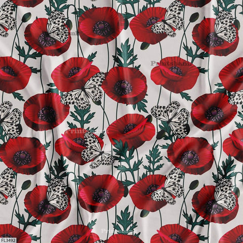 Floral Digital Printed Fabric Manufacturer