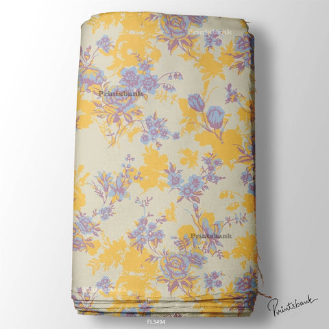 Wholesale Floral Printed Fabric in Surat