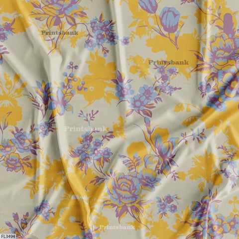 Wholesale Floral Printed Fabric in Surat