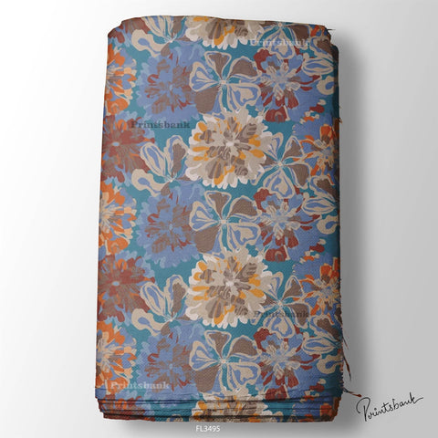 Wholesale Floral Printed Fabric in Surat