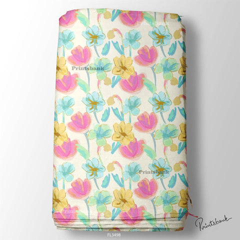 Wholesale Floral Printed Fabric in Surat