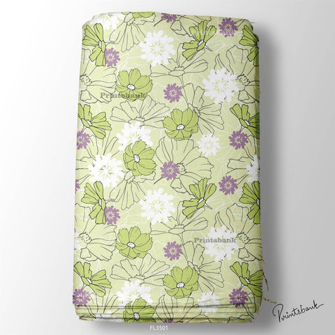 Wholesale Floral Printed Fabric in Surat