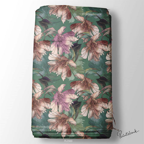 Floral Digital Printed Fabric Supplier