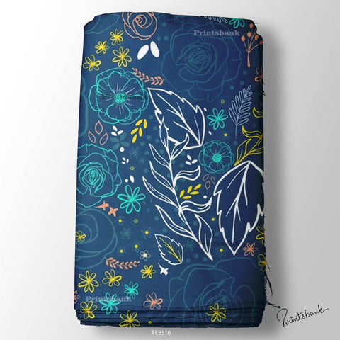 Floral Digital Printed Fabric Manufacturer