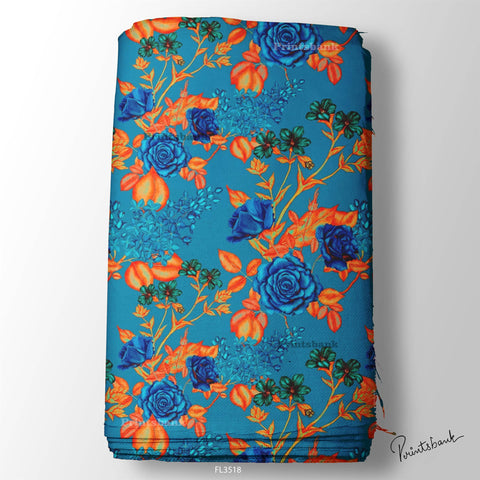 Floral Digital Printed Fabric Manufacturer