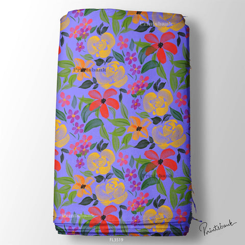 Floral Digital Printed Fabric Manufacturer