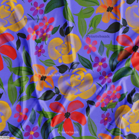 Floral Digital Printed Fabric Manufacturer