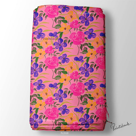 Floral Digital Printed Fabric Manufacturer