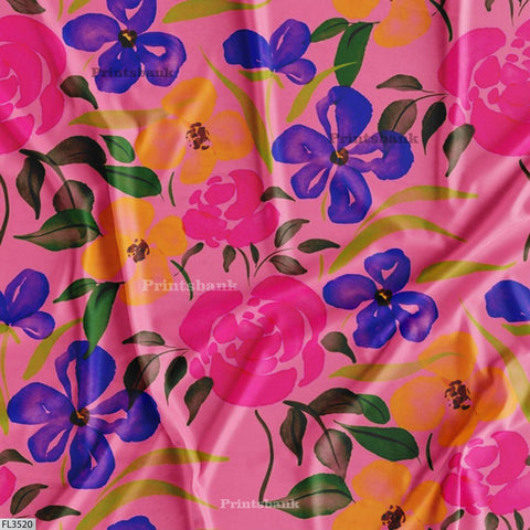 Floral Digital Printed Fabric Manufacturer