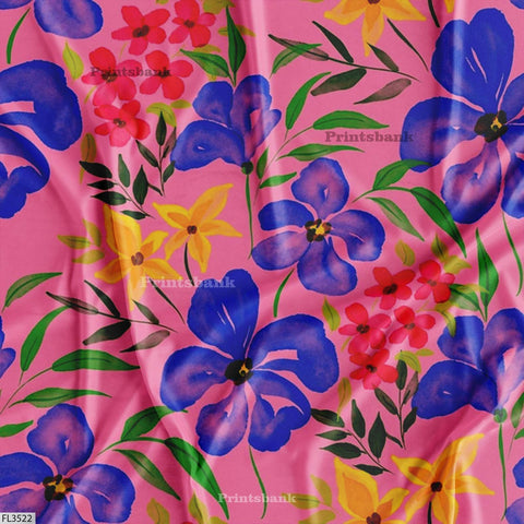 Floral Digital Printed Fabric Manufacturer