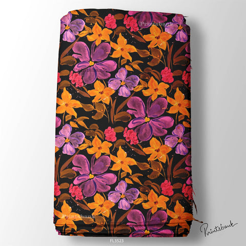 Floral Digital Printed Fabric Manufacturer