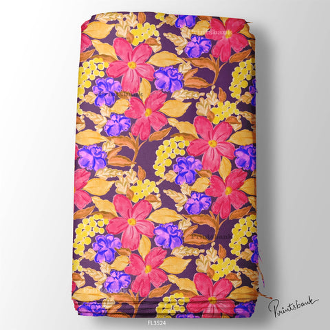 Floral Digital Printed Fabric Manufacturer