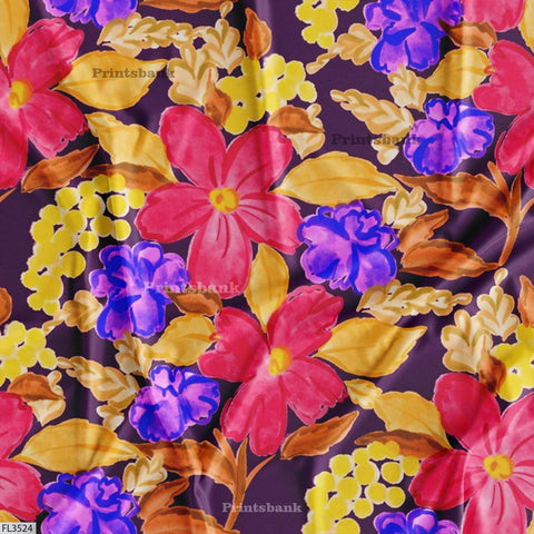 Floral Digital Printed Fabric Manufacturer