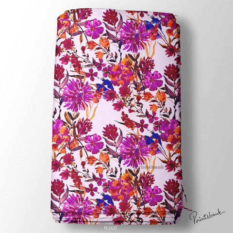 Floral Digital Printed Fabric Manufacturer