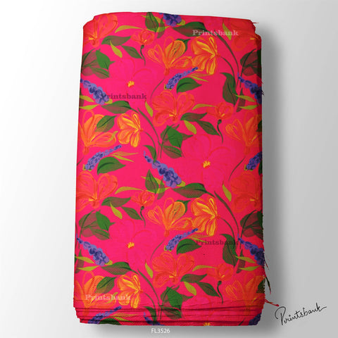 Floral Digital Printed Fabric Manufacturer