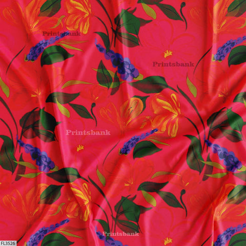 Floral Digital Printed Fabric Manufacturer