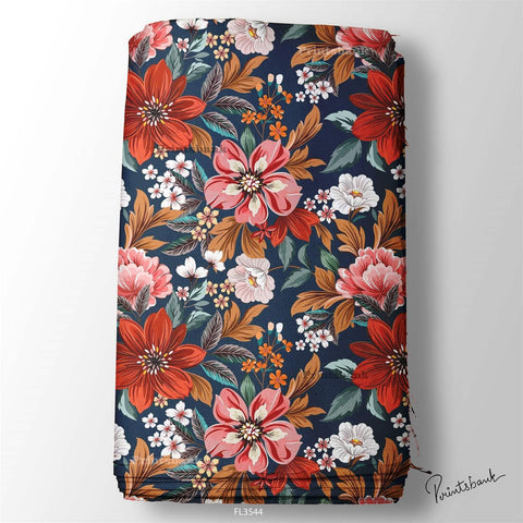 Wholesale Floral Printed Fabric in Surat