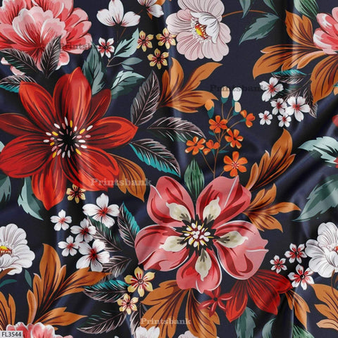 Wholesale Floral Printed Fabric in Surat