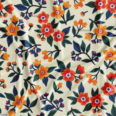Wholesale Floral Printed Fabric in Surat