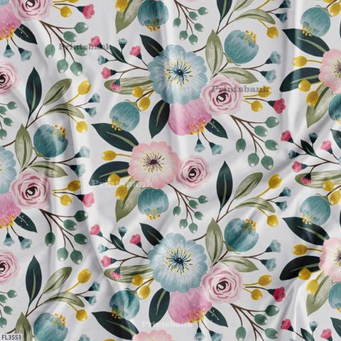 Wholesale Floral Printed Fabric in Surat