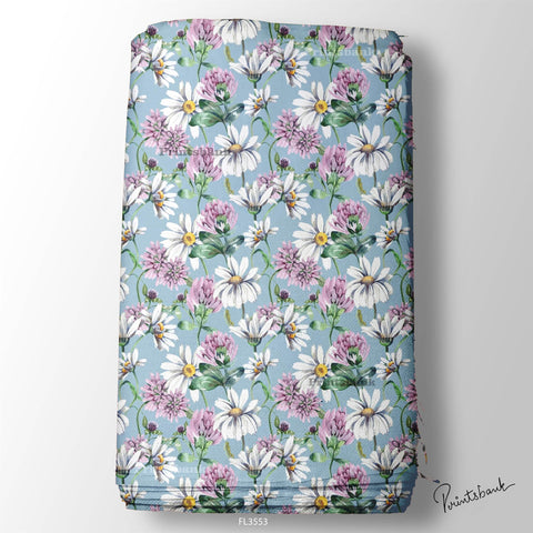 Wholesale Floral Printed Fabric in Surat