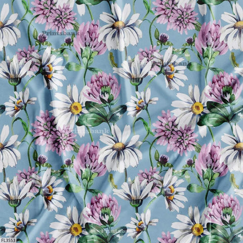 Wholesale Floral Printed Fabric in Surat