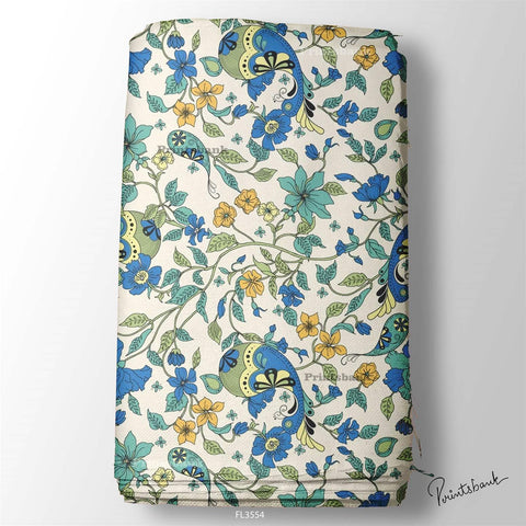 Wholesale Floral Printed Fabric in Surat