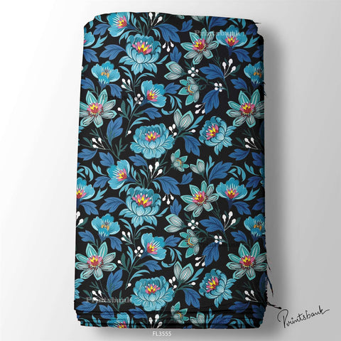 Digital Floral Print