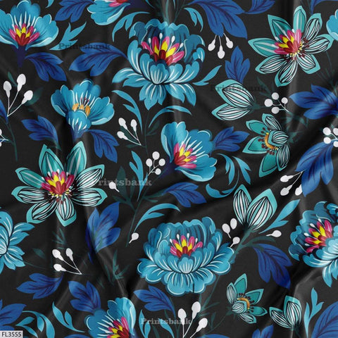 Digital Floral Print