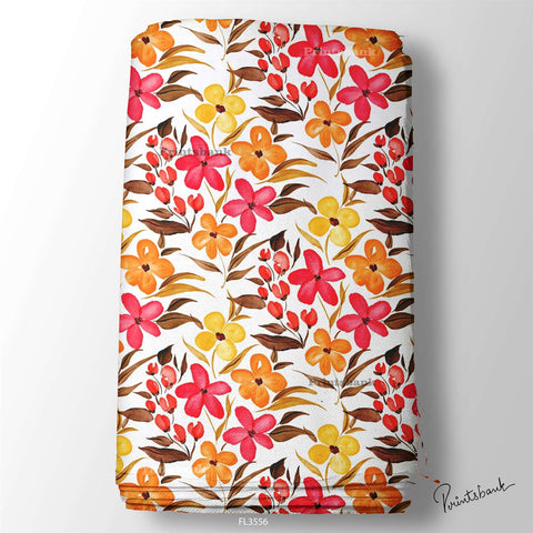 Digital Floral Print