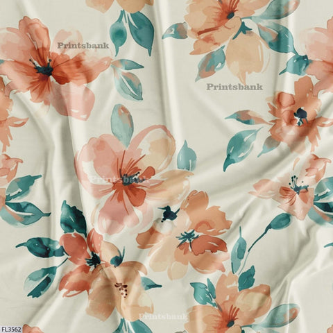 Floral Digital Printed Fabric Manufacturer