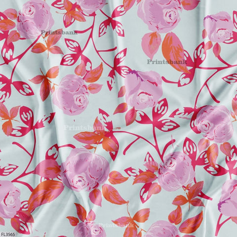 Wholesale Floral Printed Fabric in Surat