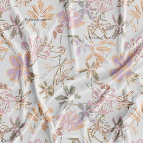 Wholesale Floral Printed Fabric in Surat