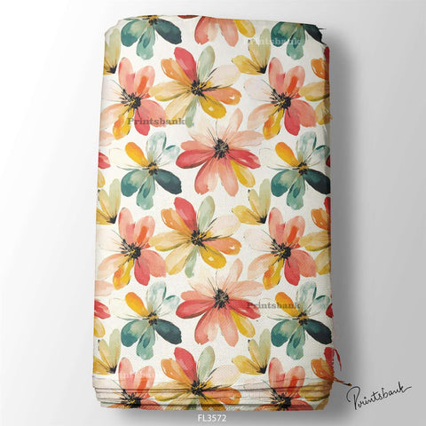 Wholesale Floral Printed Fabric in Surat
