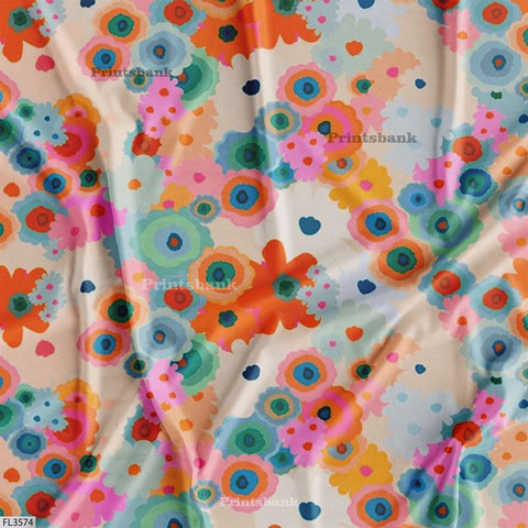Wholesale Floral Printed Fabric in Surat
