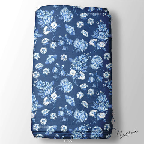 Floral  Digital Printed Fabric Supplier