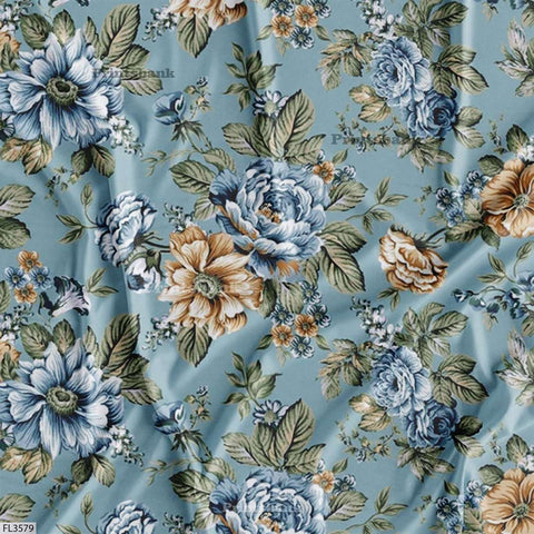 Floral  Digital Printed Fabric Supplier