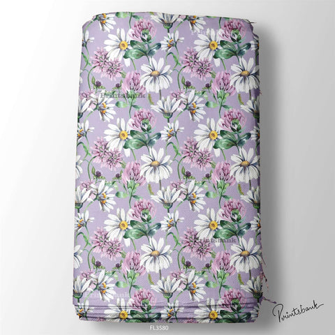 Floral  Digital Printed Fabric Supplier